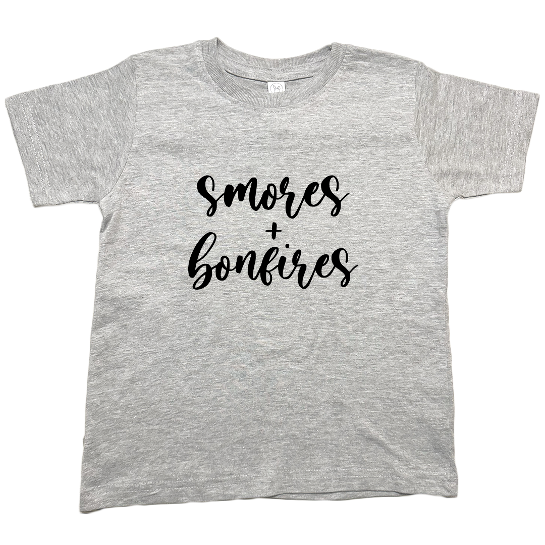 Smores And Bonfires Kids Tee