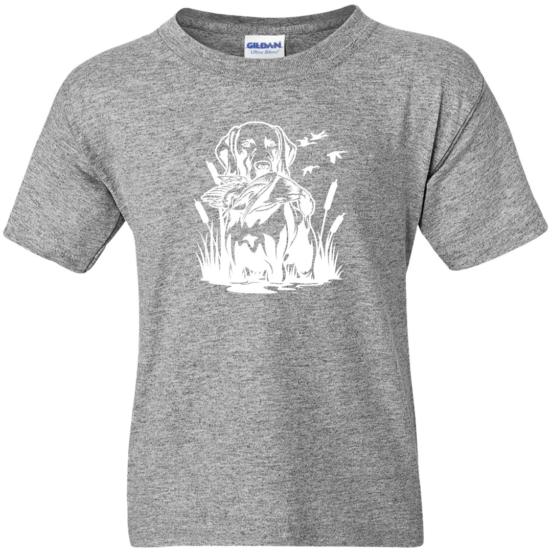 Duck Hunting Dog Adult Tee