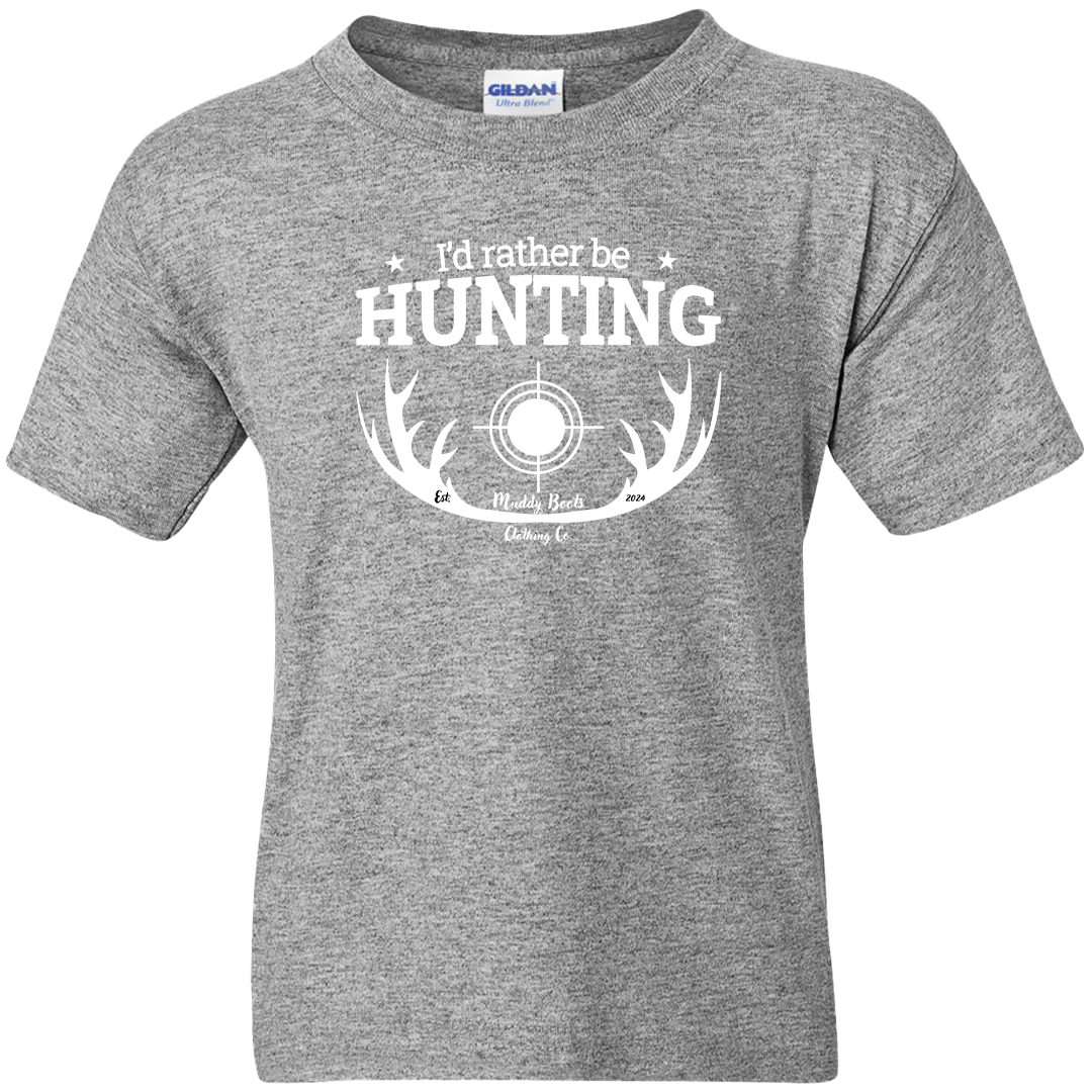 I'd Rather be Hunting Kids Tee