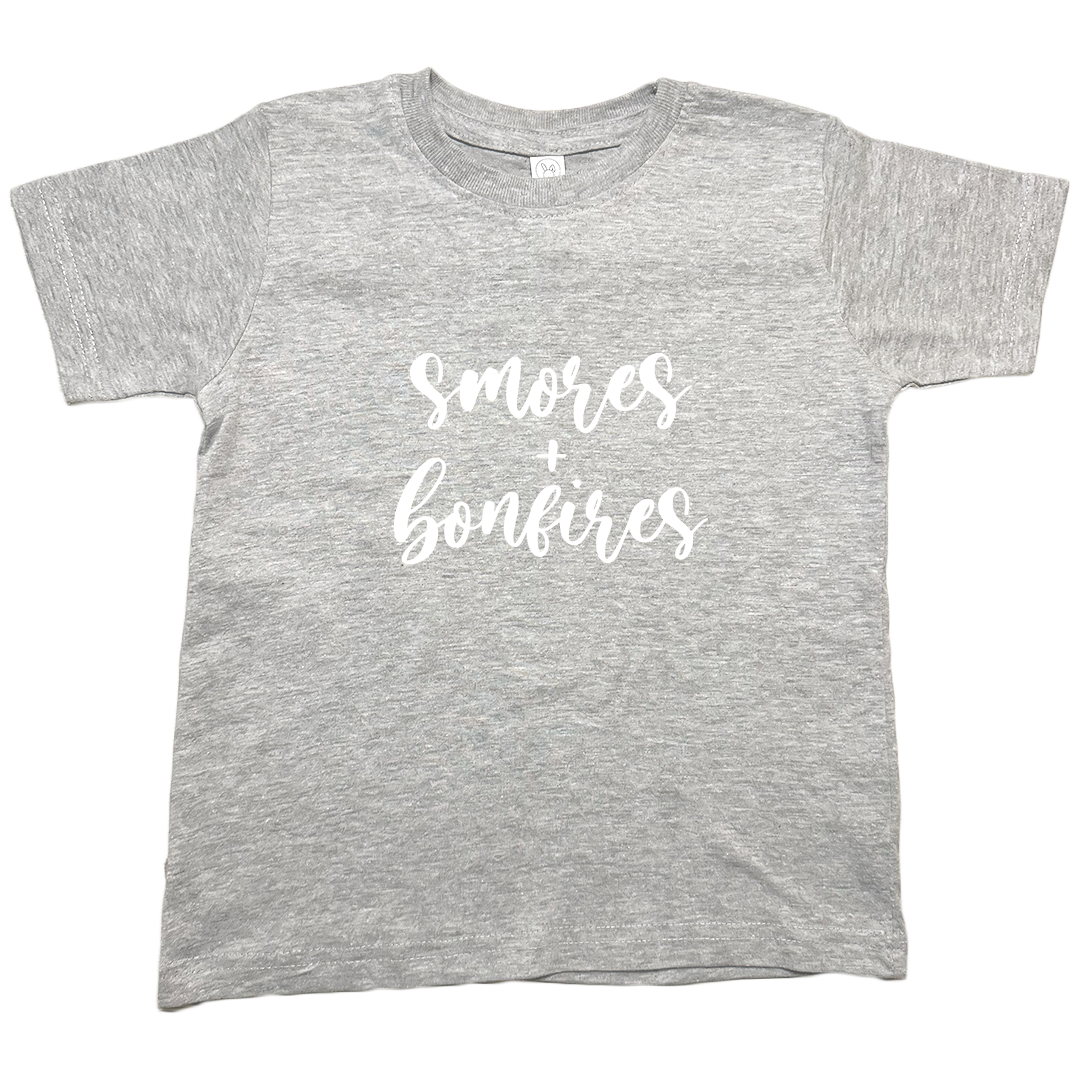 Smores And Bonfires Kids Tee