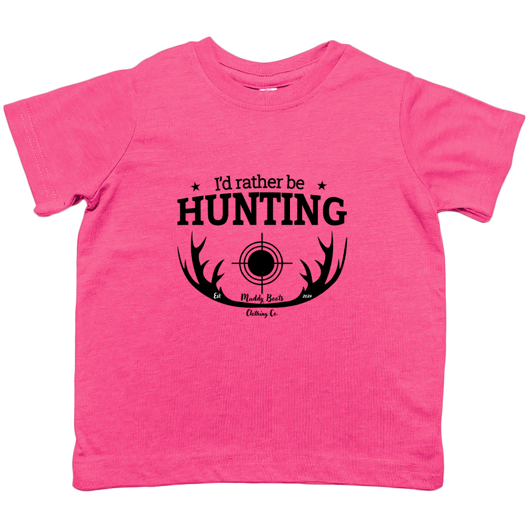 I'd Rather be Hunting Kids Tee