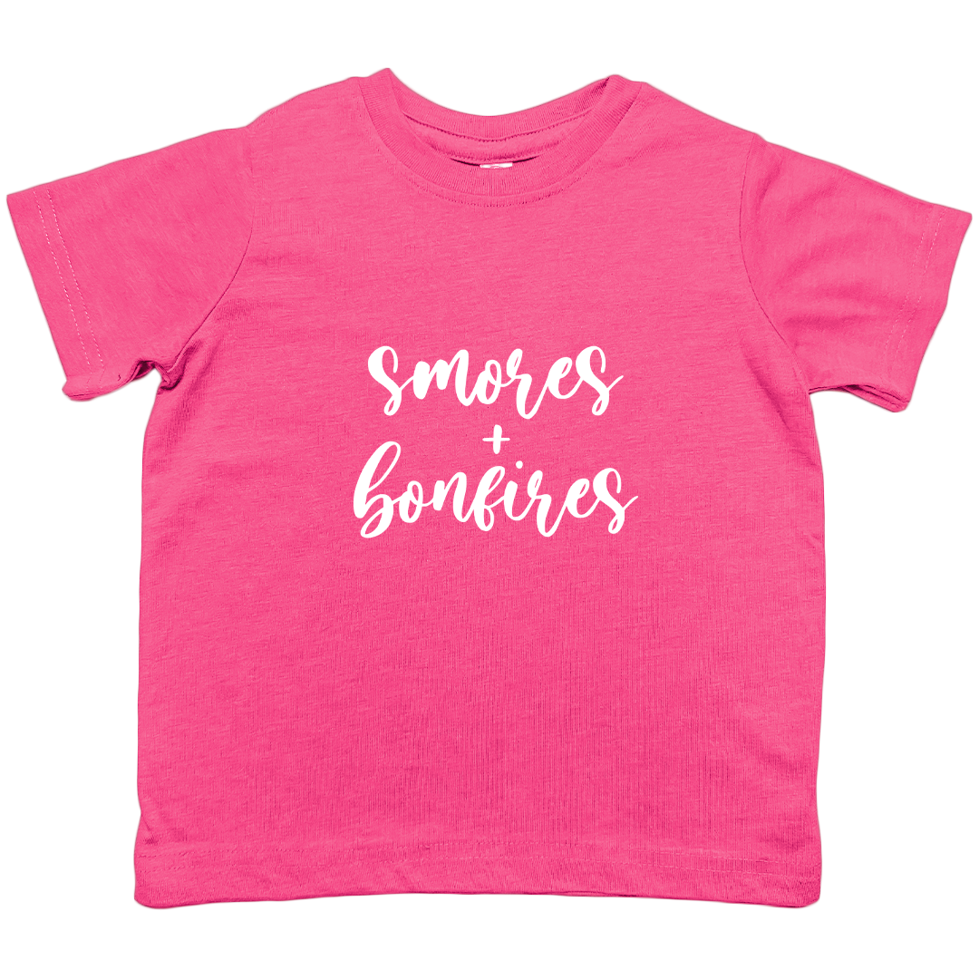 Smores And Bonfires Kids Tee