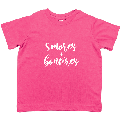 Smores And Bonfires Kids Tee