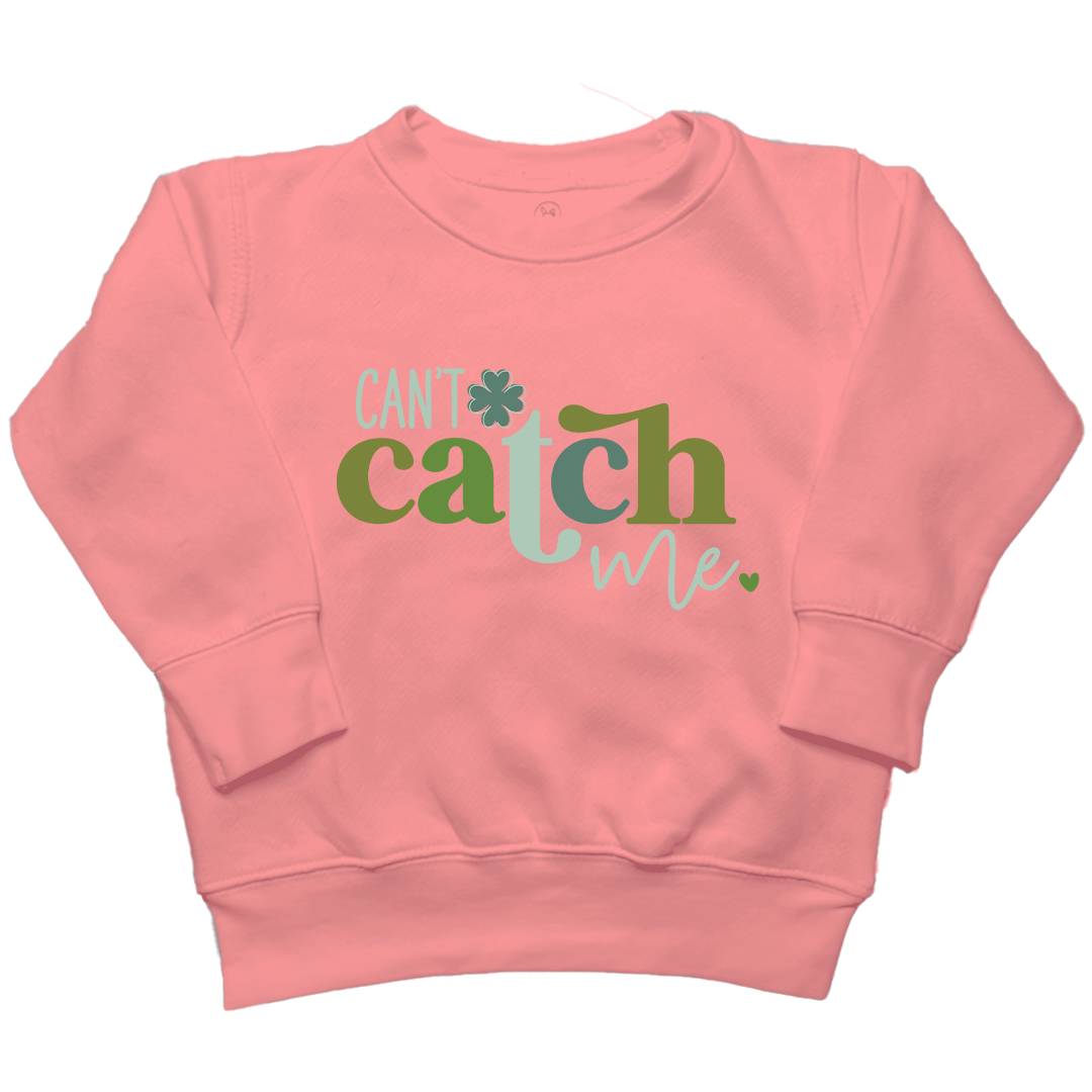 Can't Catch Me Toddler Crew Neck Sweatshirt