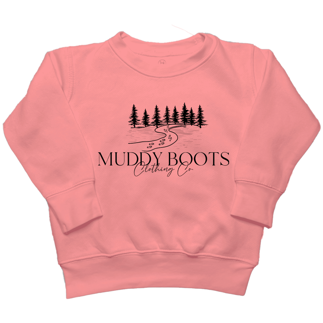 Muddy Trails Toddler Crew Neck Sweatshirt