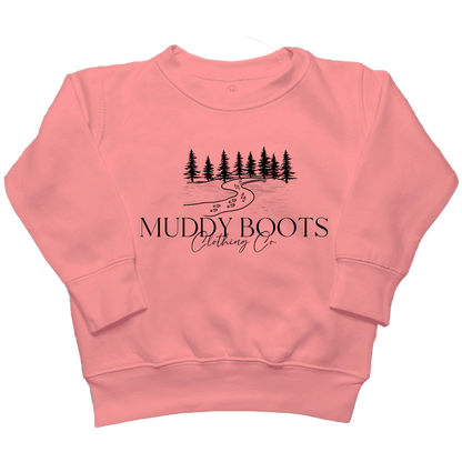 Muddy Trails Toddler Crew Neck Sweatshirt