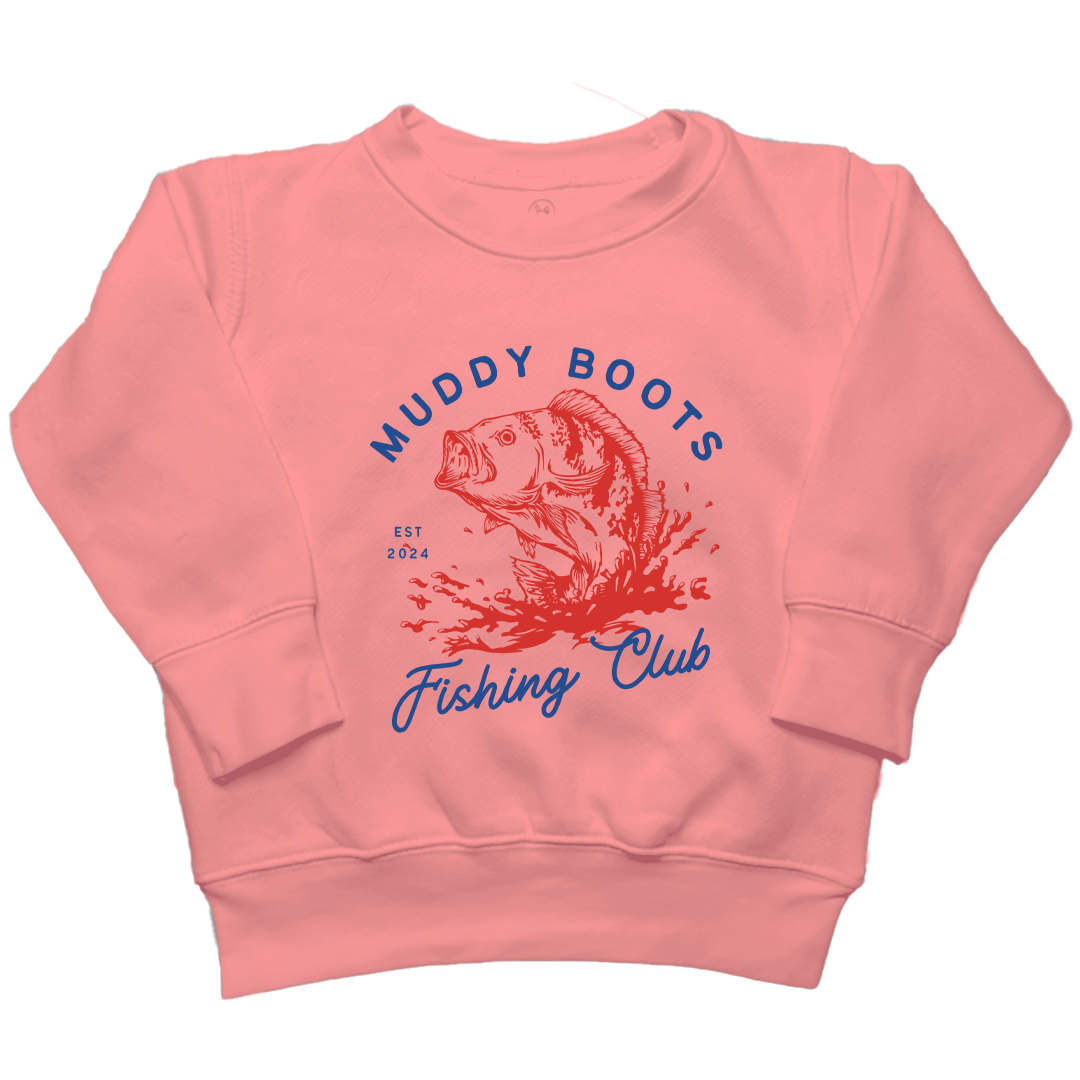 MB Fishing Club Toddler Crew Neck Sweatshirt