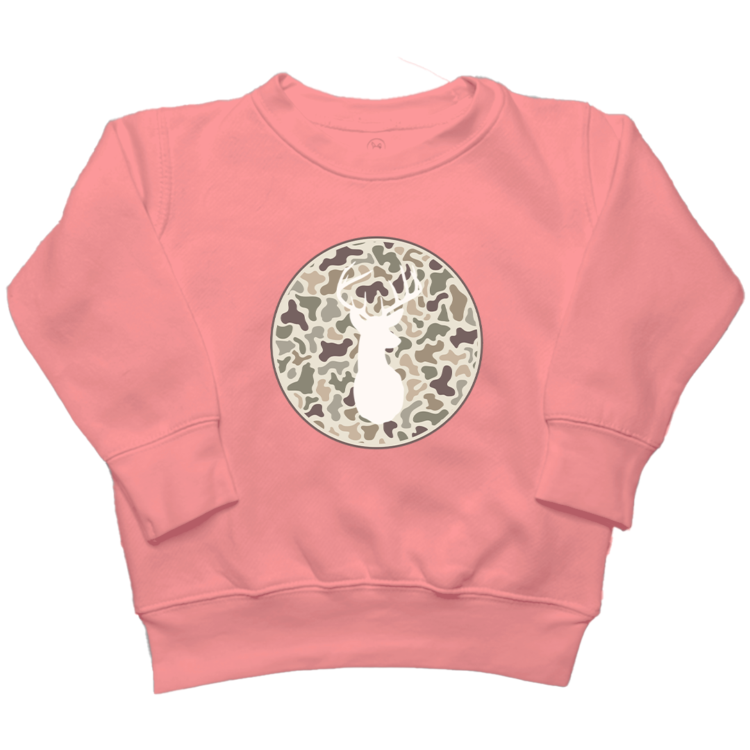 Whitetail Toddler Crew Neck Sweatshirt