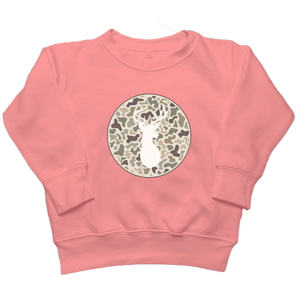 Whitetail Toddler Crew Neck Sweatshirt