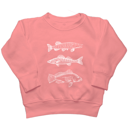 Midwest Fish Toddler Crew Neck Sweatshirt