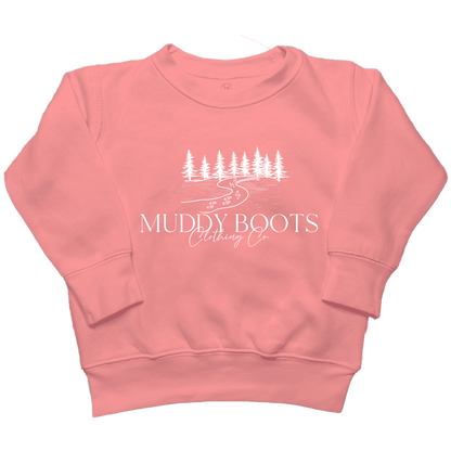 Muddy Trails Toddler Crew Neck Sweatshirt