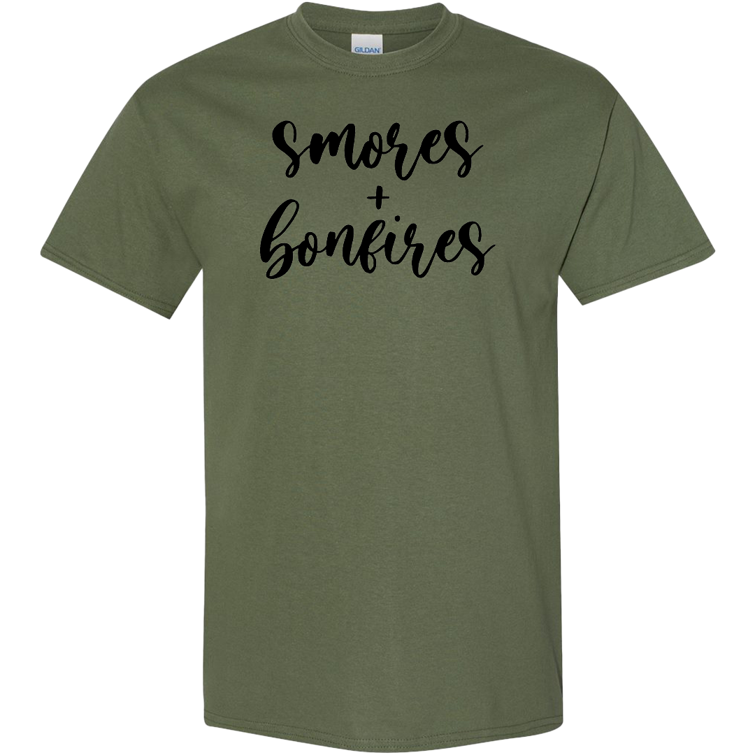 S'mores And Bonfires Adult Tee