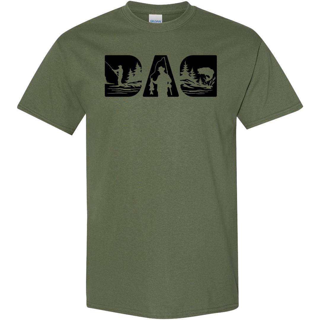 Fishing Dad Adult Tee