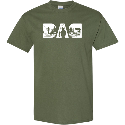 Fishing Dad Adult Tee