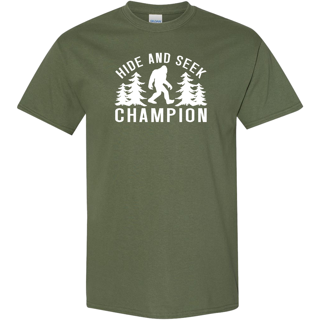 Hide and Seek Sasquatch Kids Tee