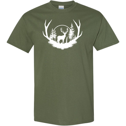 Deer Head Adult Tee
