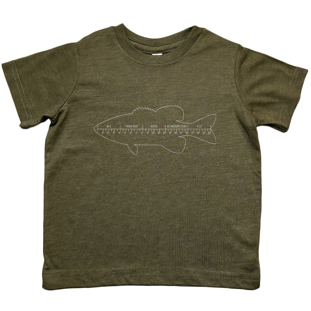 Fishing Ruler Toddler Tee