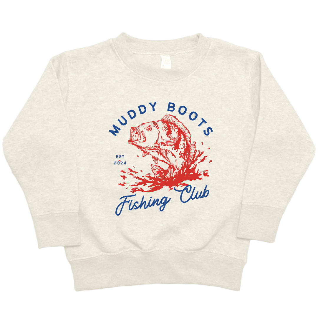 MB Fishing Club Toddler Crew Neck Sweatshirt