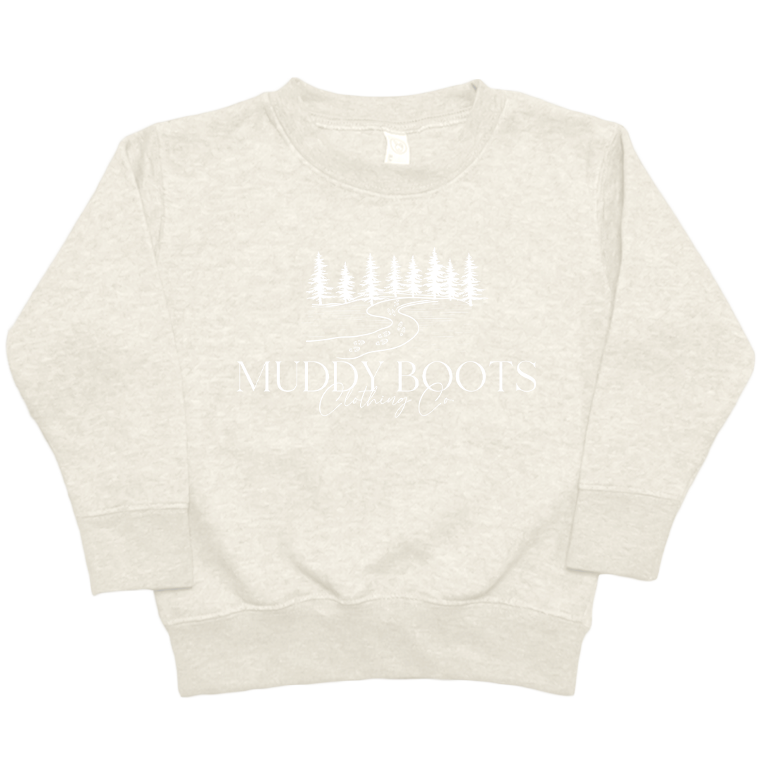 Muddy Trails Toddler Crew Neck Sweatshirt