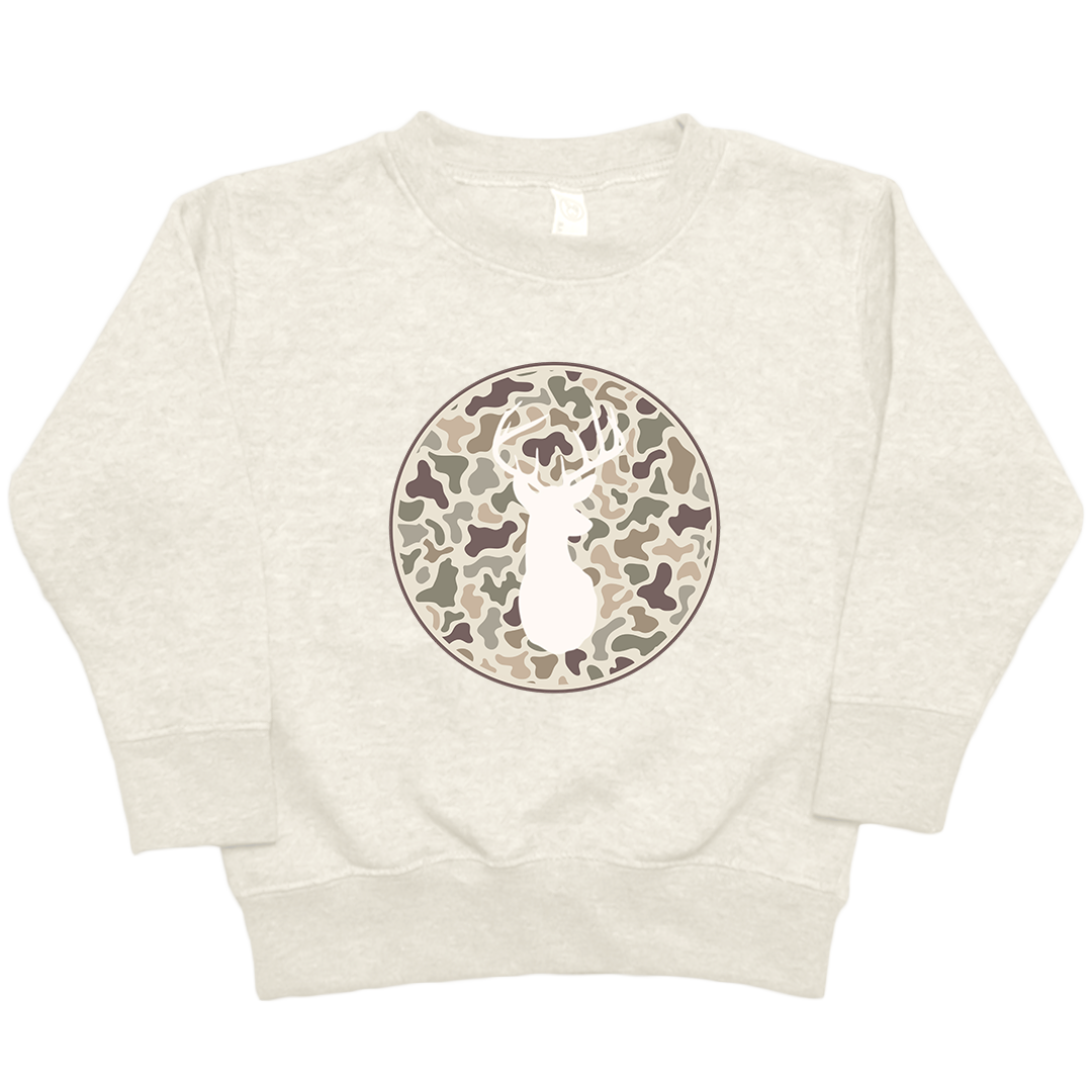 Whitetail Toddler Crew Neck Sweatshirt