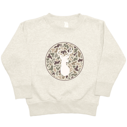 Whitetail Toddler Crew Neck Sweatshirt