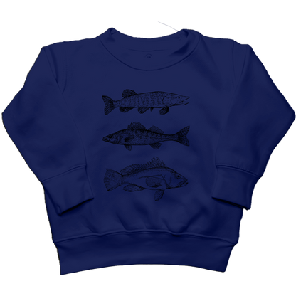 Midwest Fish Toddler Crew Neck Sweatshirt