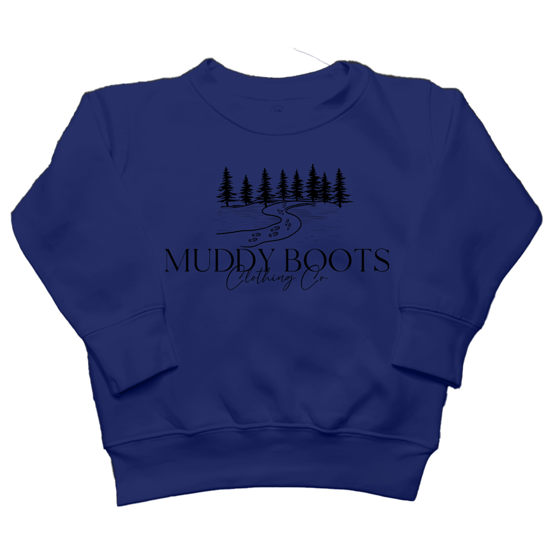 Muddy Boots Kids Crew Neck Sweatshirt