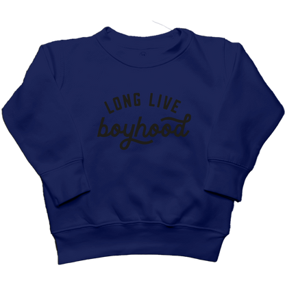 Long Live Boyhood Kids Crew Neck Sweatshirt