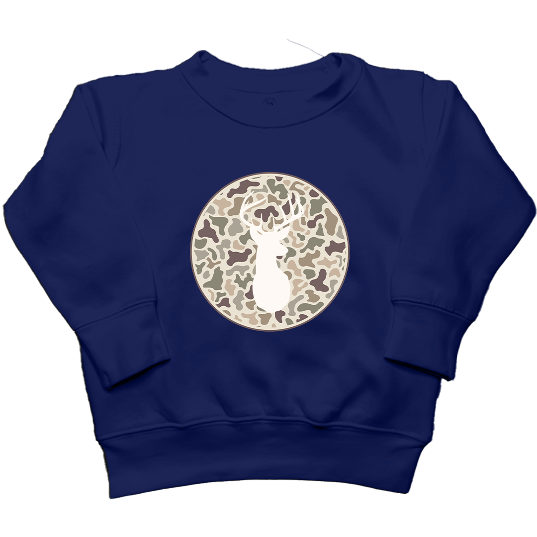 Whitetail Toddler Crew Neck Sweatshirt