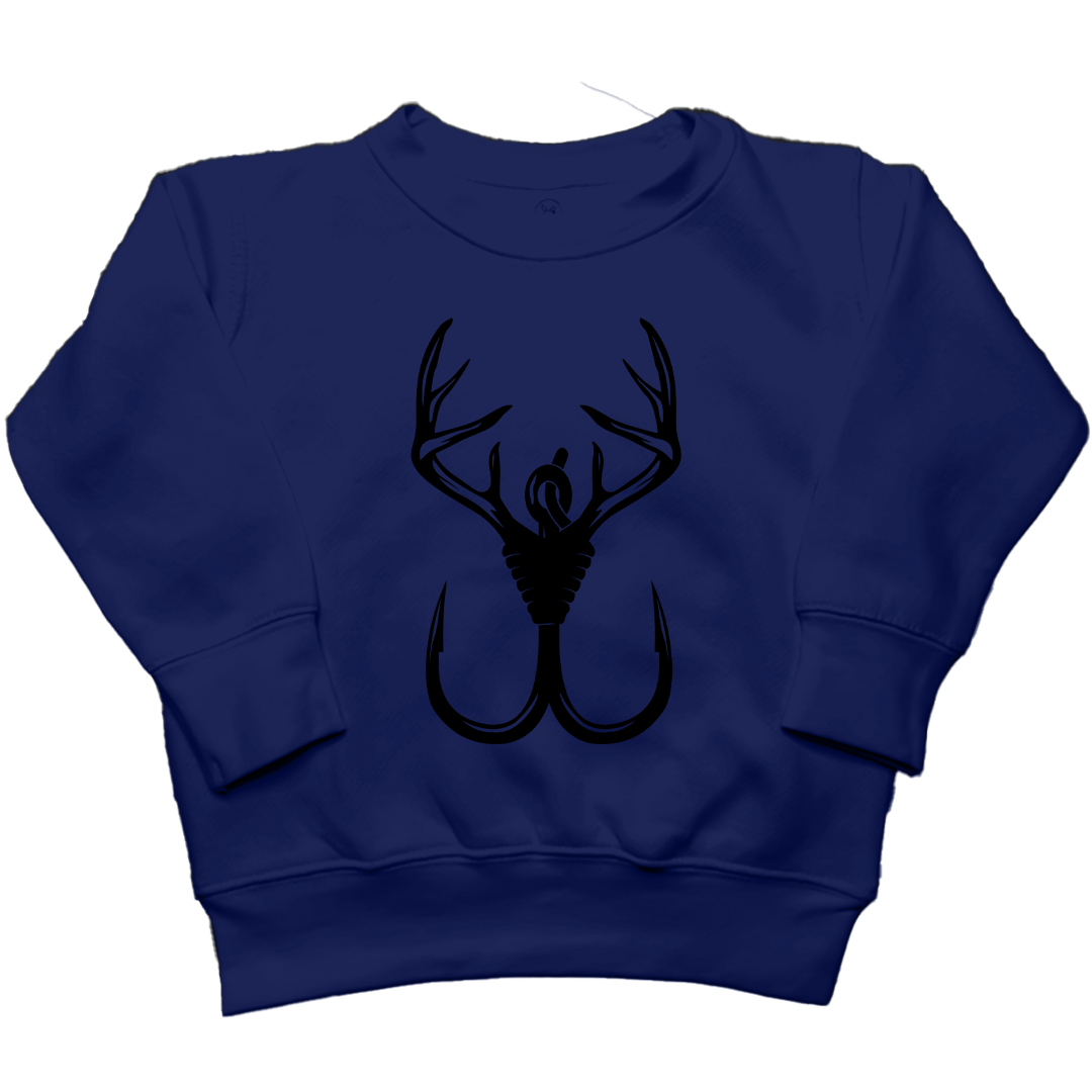 Antler Hook Kids Crew Neck Sweatshirt