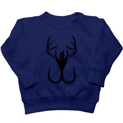 Antler Hook Kids Crew Neck Sweatshirt