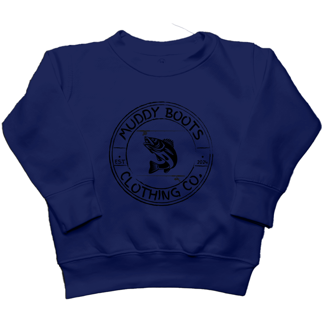 Rod Bending Kids Crew Neck Sweatshirt