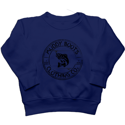 Rod Bending Kids Crew Neck Sweatshirt