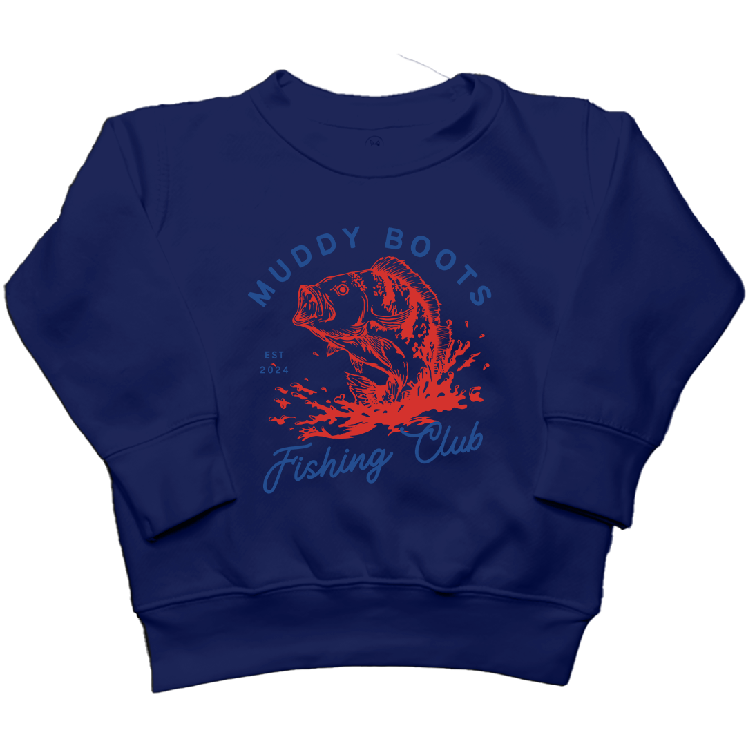 MB Fishing Club Kids Crew Neck Sweatshirt