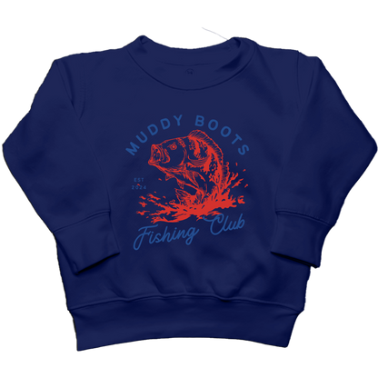 MB Fishing Club Kids Crew Neck Sweatshirt