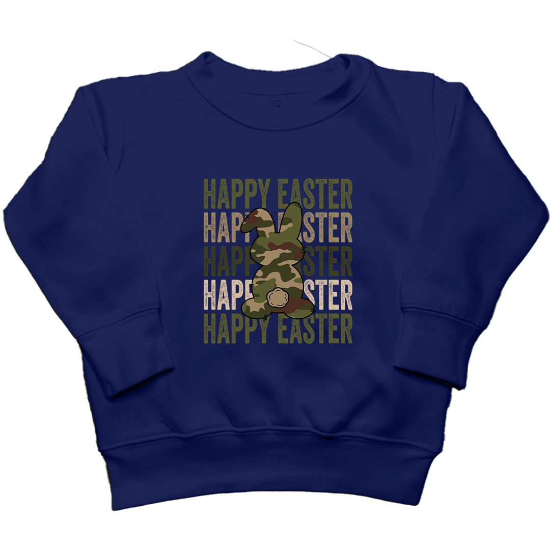 Happy Easter Kids Crew Neck Sweatshirt