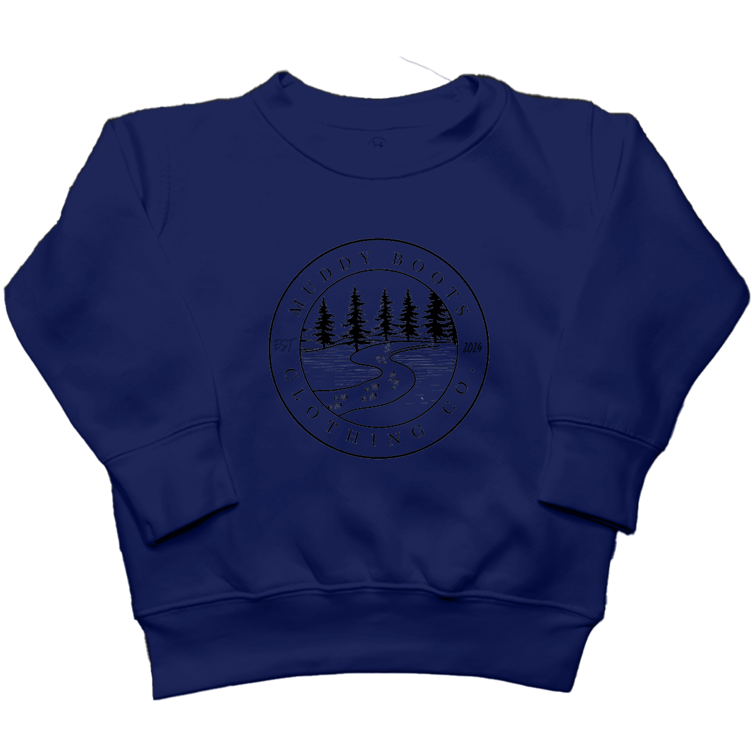 Muddy Trails Kids Crew Neck Sweatshirt