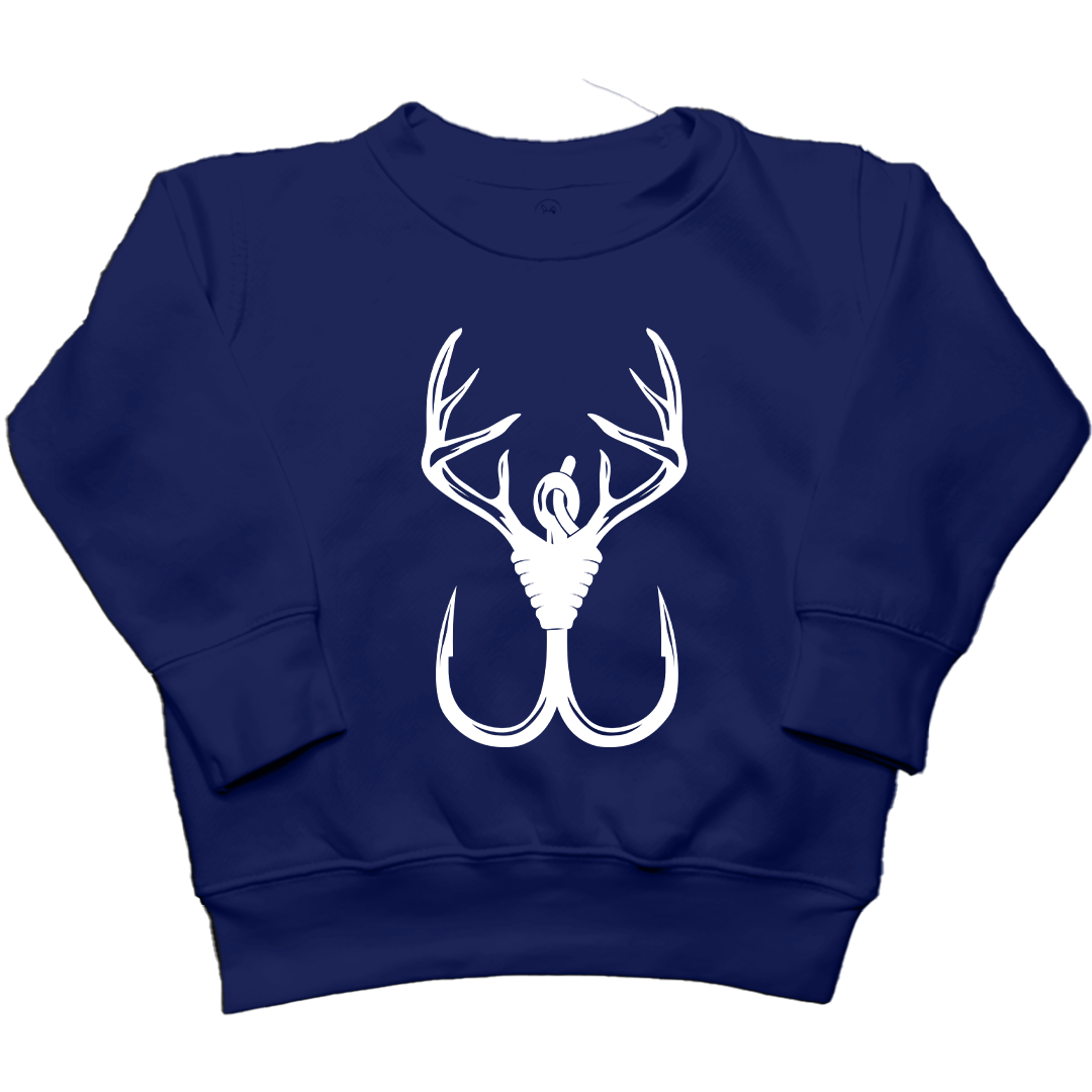 Antler Hook Kids Crew Neck Sweatshirt