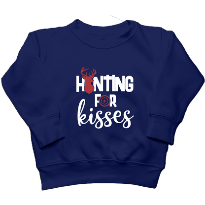 Hunting For Kisses Kids Crew Neck Sweatshirt