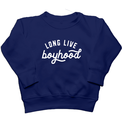 Long Live Boyhood Kids Crew Neck Sweatshirt