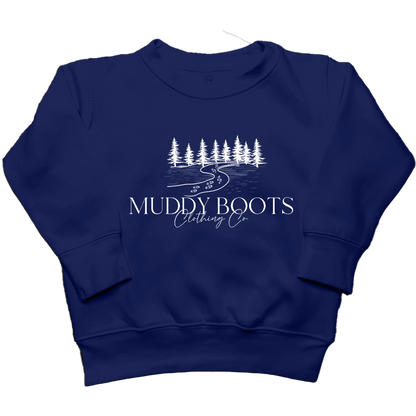 Muddy Trails Toddler Crew Neck Sweatshirt