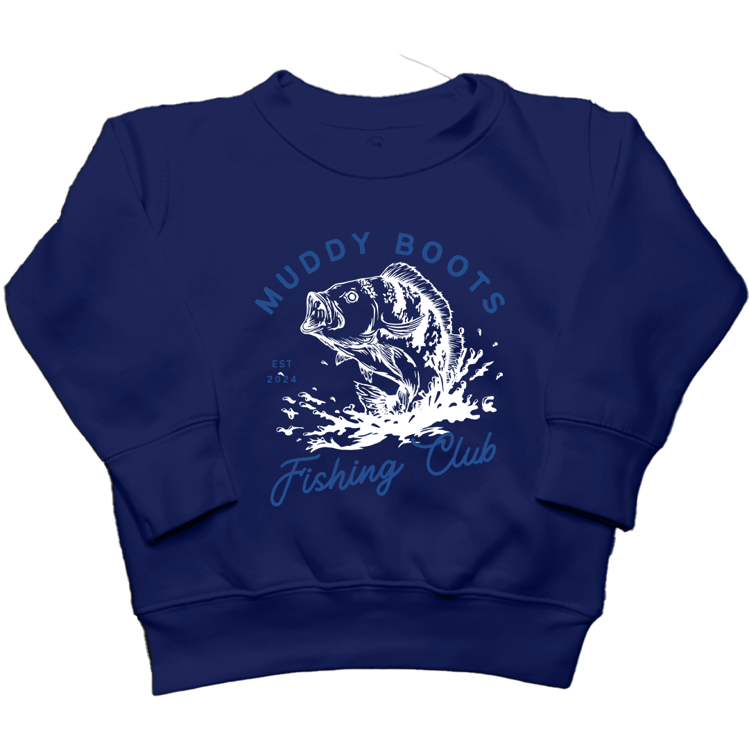 MB Fishing Club Toddler Crew Neck Sweatshirt