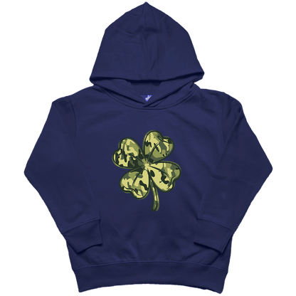 Camo Clover Kids Hoodie