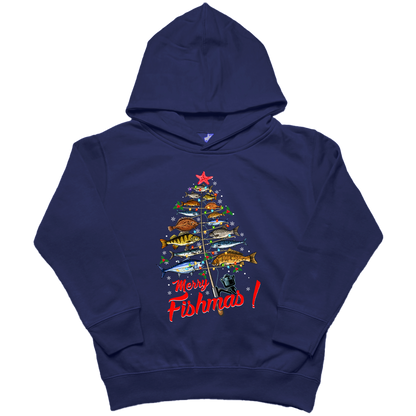 Merry Fishmas Kids Hoodie