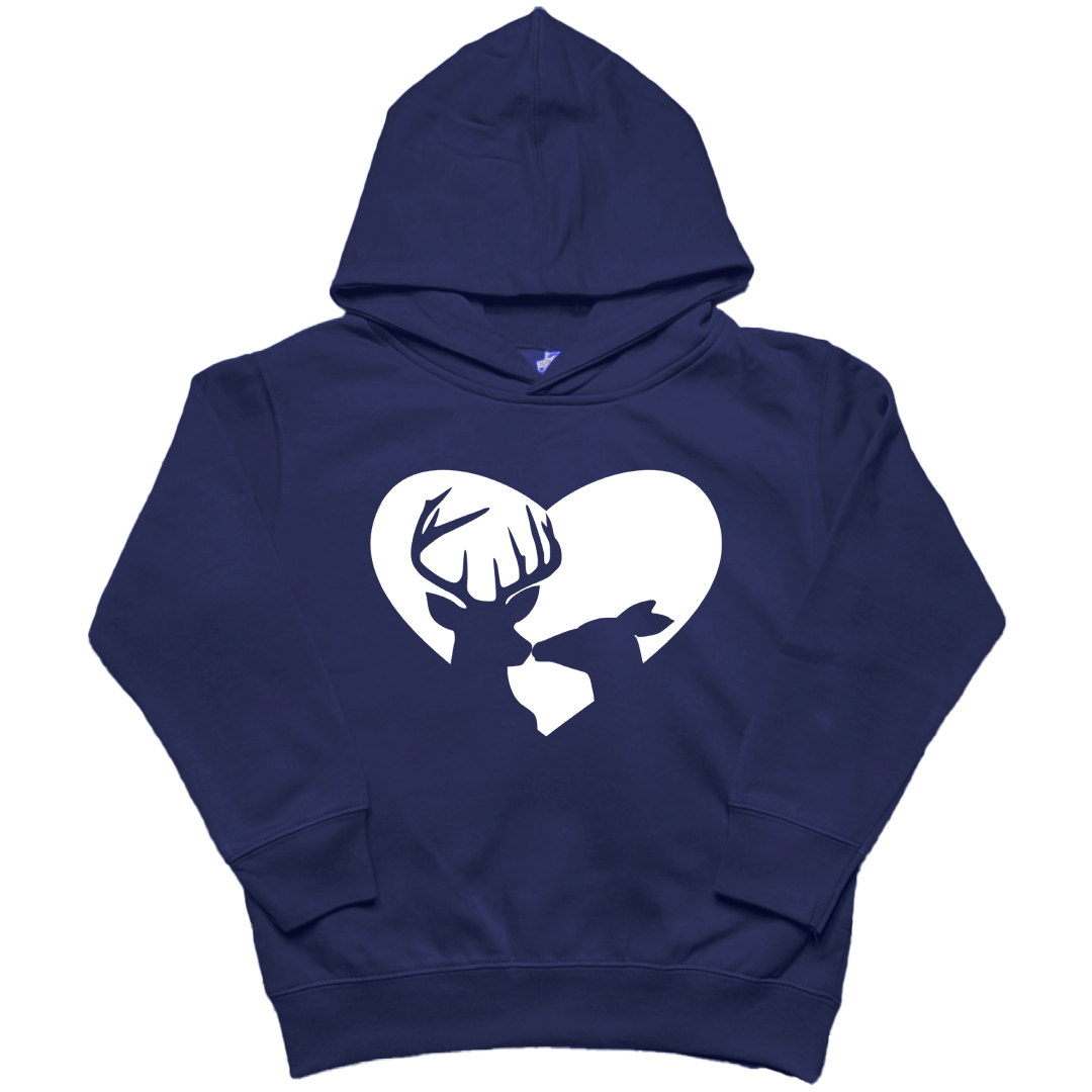 Deer Romance Kids Hoodie