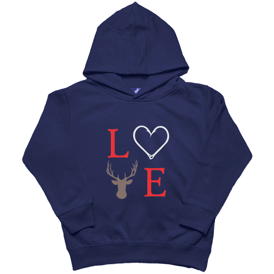 Buck Love Toddler Hoodie