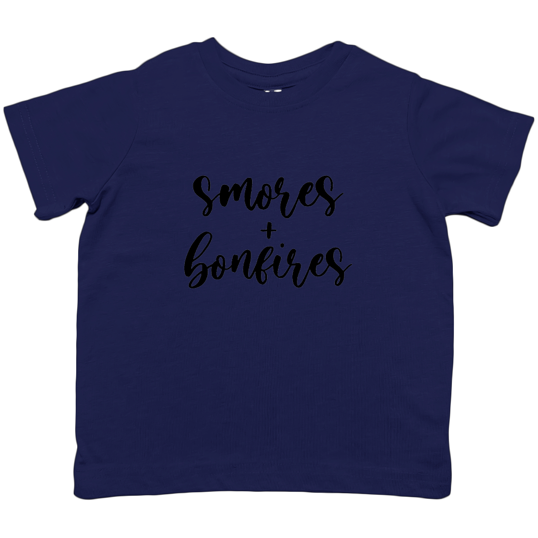 Smores And Bonfires Kids Tee