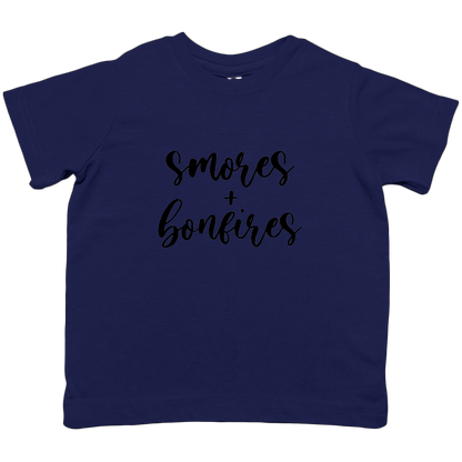 Smores And Bonfires Kids Tee