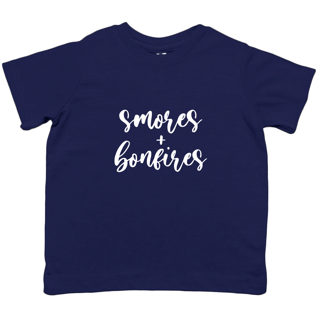 Smores And Bonfires Kids Tee