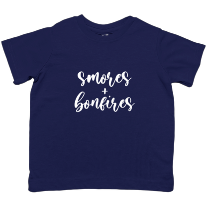 Smores And Bonfires Kids Tee